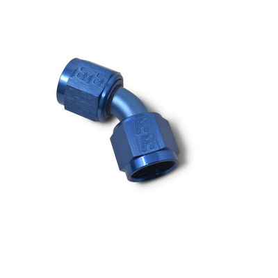 -4AN 45 Degree Coupler Fitting <br> Fitting Size: -4 AN