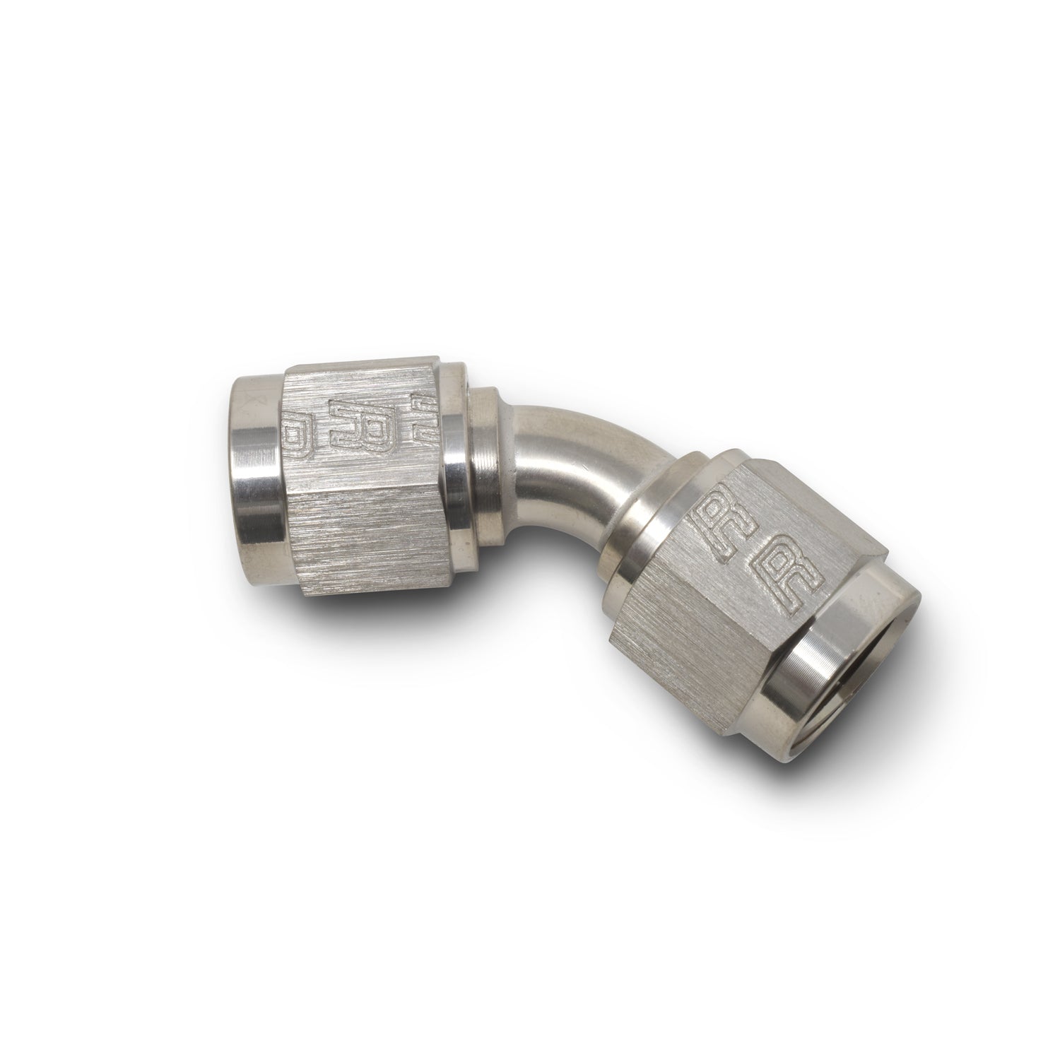 -4AN 45 Degree Coupler Fitting <br> Fitting Size: -4 AN