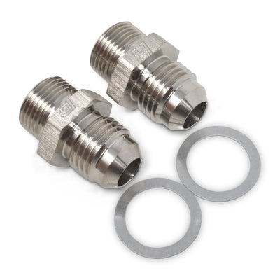 -6AN Straight Carburetor Fitting <br> Fitting Size: -6 AN