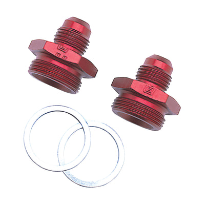 -6AN, 7/8 in -20 Straight Carburetor Fitting <br> Fitting Size: -6 AN, 7/8 in -20
