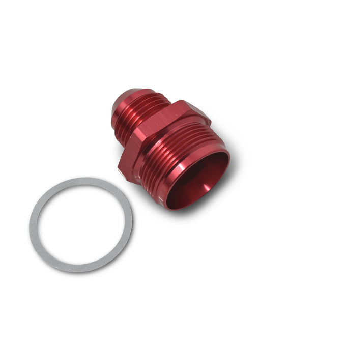 -6AN, 1 in -20 Straight Carburetor Fitting <br> Fitting Size: -6 AN, 1 in -20