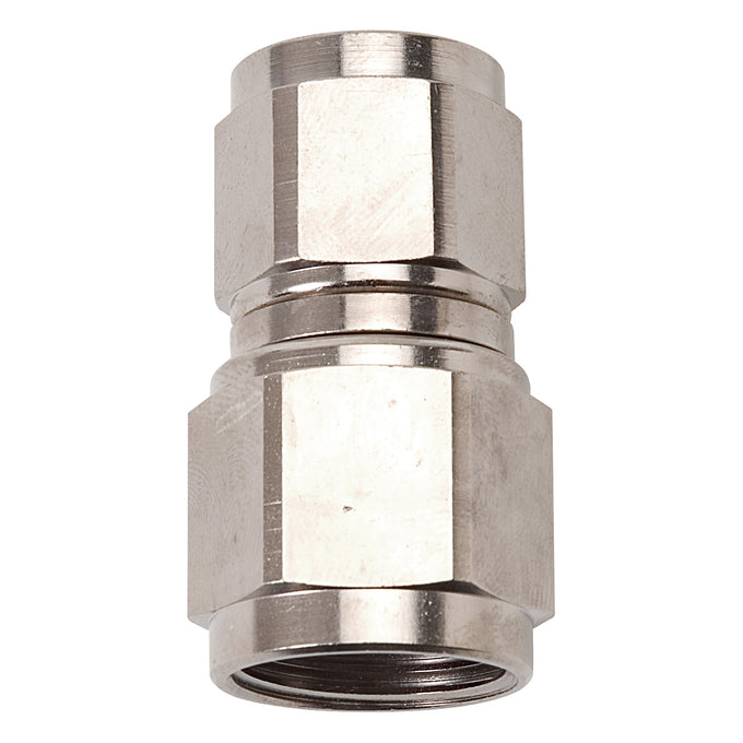 -6AN x -8AN Straight Coupler Reducer <br> Fitting Size: -6 AN x -8 AN