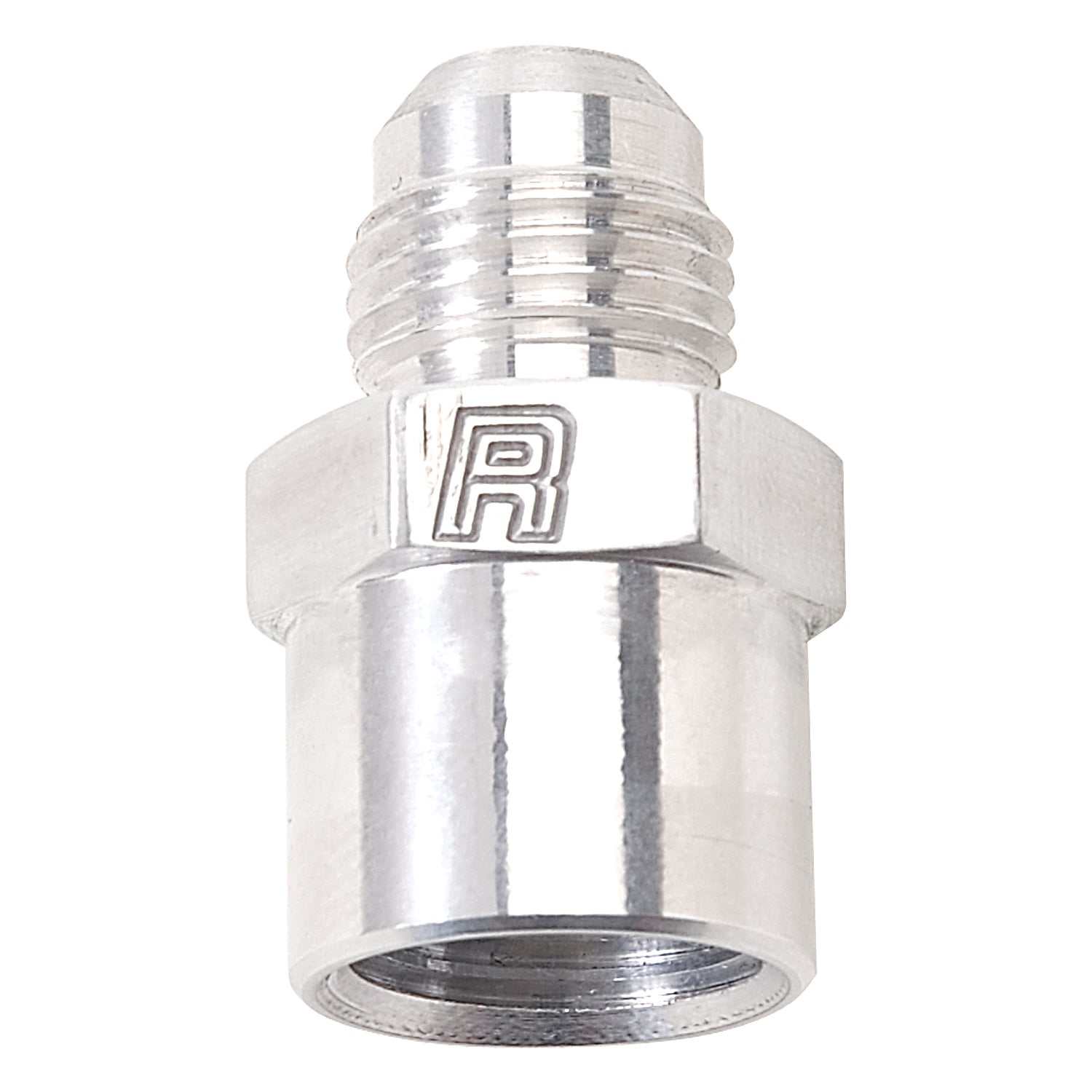 -8AN, 5/8 in -18 Straight Adapter Fitting <br> Fitting Size: -8 AN, 5/8 in -18