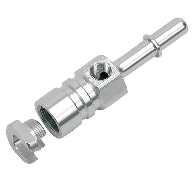 Quick-Disconnect 1/8in NPT Side Port Adapter <br> 3/8 in Quick-Disconnect Male x 3/8 Quick-Disconnect Female