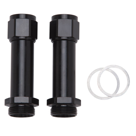 Pair -8AN Holley Dual Feed Carb Inlet Fitting <br> Universal application