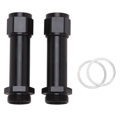 Pair -8AN Holley Dual Feed Carb Inlet Fitting <br> Universal application