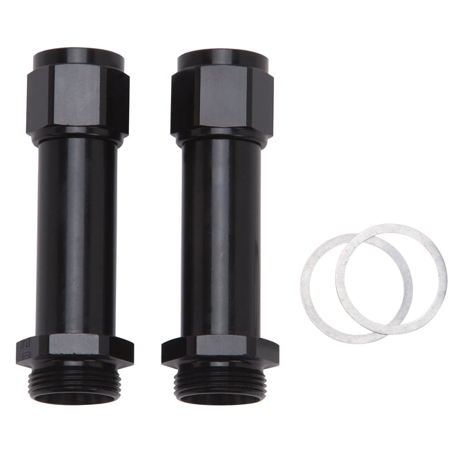 Pair -8AN Holley Dual Feed Carb Inlet Fitting <br> Universal application