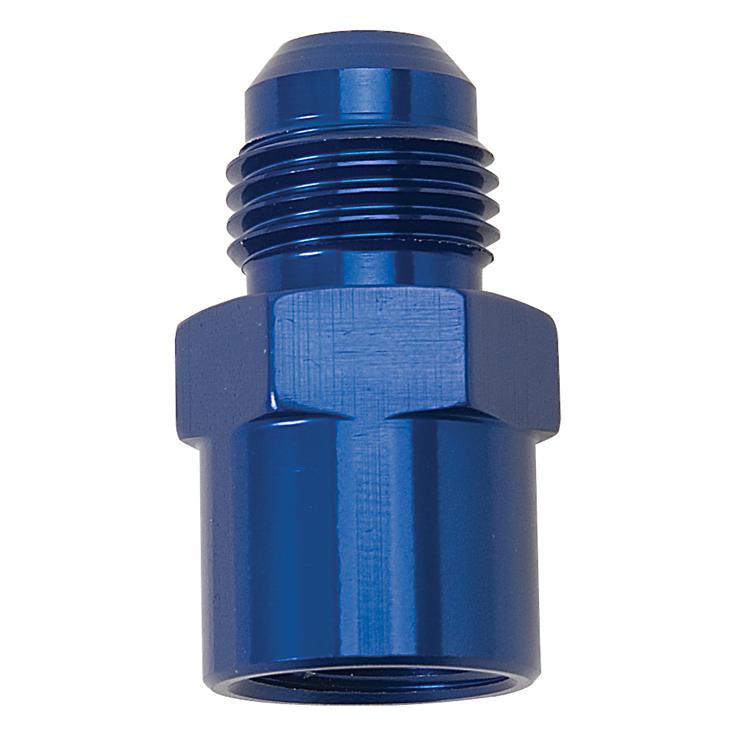 -6AN, 16mm x 1.5 Straight Adapter Fitting <br> Fitting Size: -6 AN, 16mm x 1.5