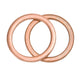 5/8in-18 Male Fitting Copper Crush Washers <br> 5/8-18 Male Fitting