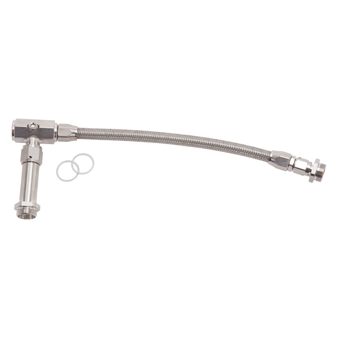 -6 AN to 3/8in NPT Holley 4150 Dual Inlet Carb Kit <br> Universal application