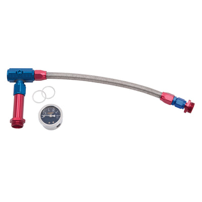 -6 AN to 3/8in NPT Holley 4150 Dual Inlet Carb Kit <br> Universal application