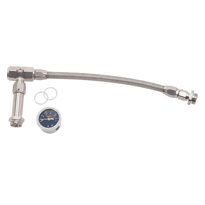 -6 AN to 3/8in NPT Holley 4150 Dual Inlet Carb Kit <br> Universal application