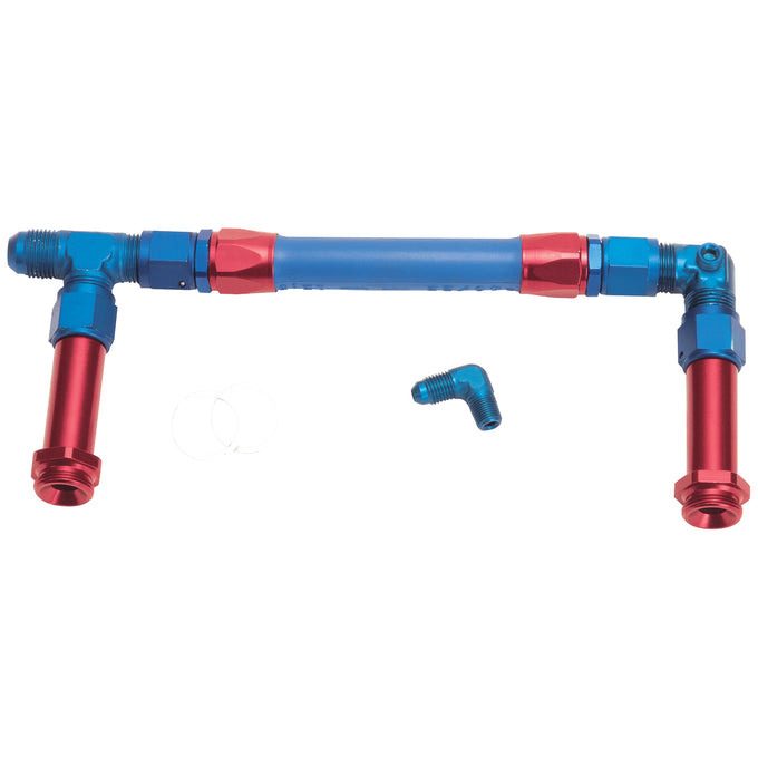 -8 AN to -8 AN Holley 4150 Dual Inlet Carb Kit <br> Universal application