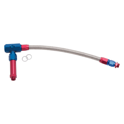 -6 AN to 3/8in NPT Demon Carb Dual Inlet Carb Kit <br> -6 AN to 3/8in Female NPT