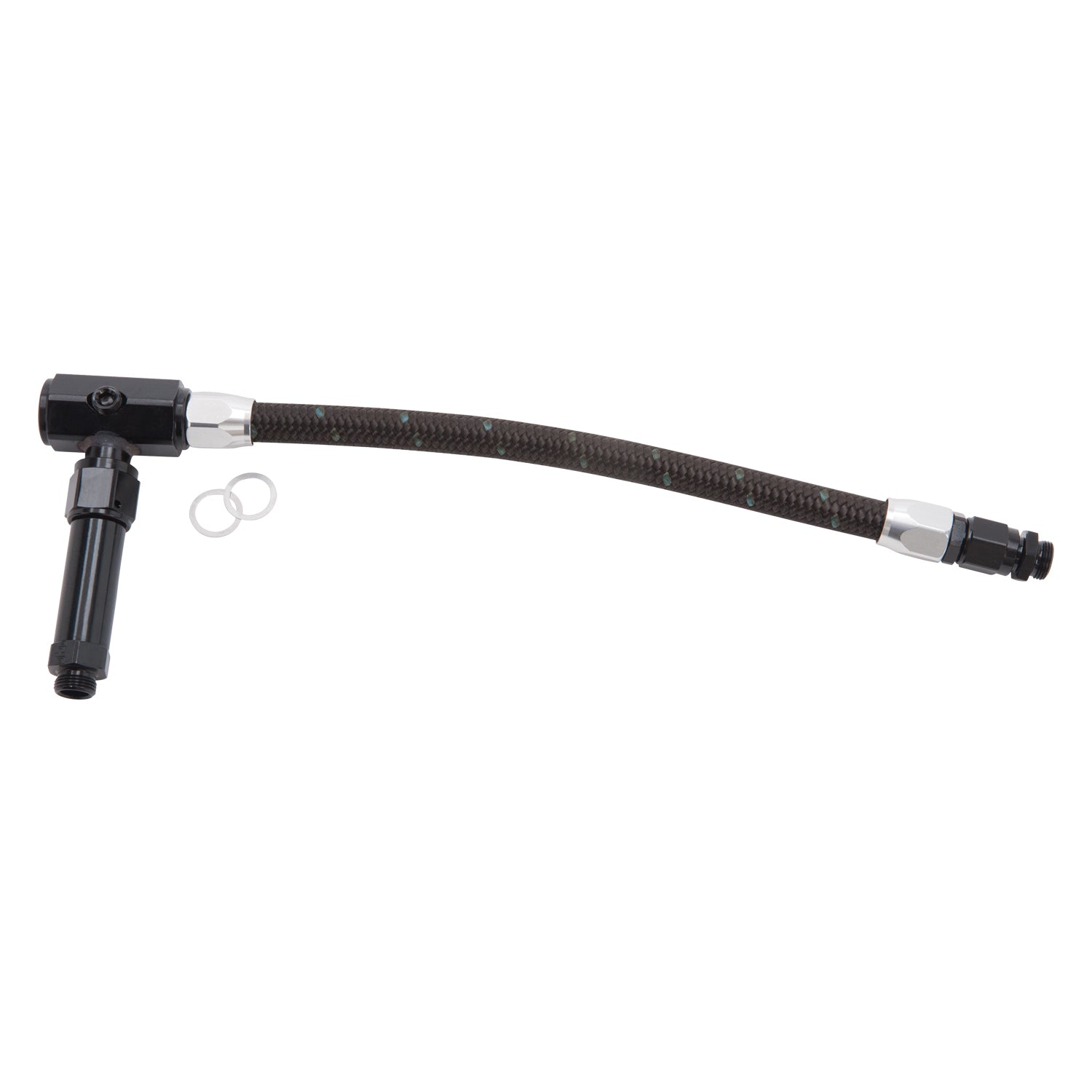 -6 AN to 3/8in NPT Dual Inlet Carb Kit <br> -6 AN to 3/8in Female NPT