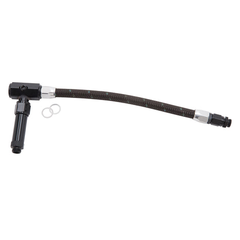-6 AN to 3/8in NPT Dual Inlet Carb Kit <br> -6 AN to 3/8in Female NPT