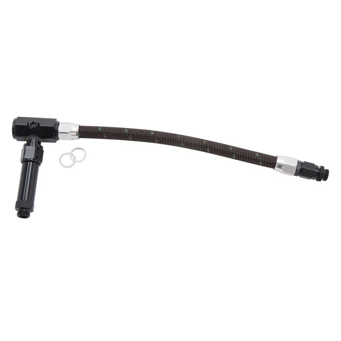 -6 AN to 3/8in NPT Dual Inlet Carb Kit <br> -6 AN to 3/8in Female NPT