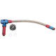 -6 AN to 3/8in NPT Carb Dual Inlet Carb Kit <br> -6 AN to 3/8in Female NPT