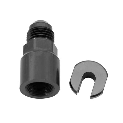 -6AN male to 1/4in SAE Quick-Disconnect Female <br> -6 AN Male x 1/4 in Female Screw Type
