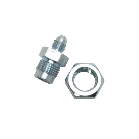 -3AN, 7/16 in -24 Straight Adapter Fitting <br> Fitting Size: -3 AN, 7/16 in -24