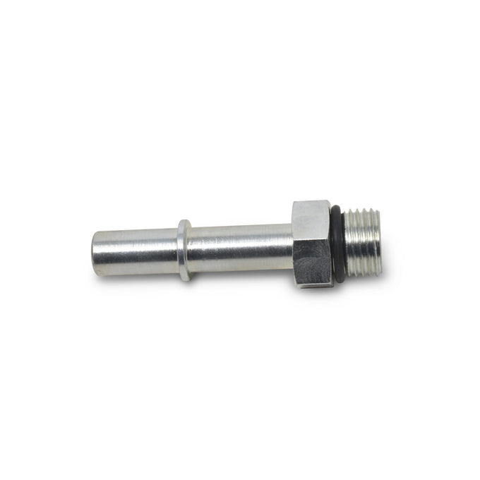 6AN x 3/8in SAE Quick-Disconnect Male Adapter <br> -6 AN Male [ORB] SAE Port x 3/8 in Male