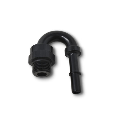3/8 in Male x -8 Port Male 180 Degree EFI Adapter <br> Fitting Size: 3/8 in Male x -8 Port Male
