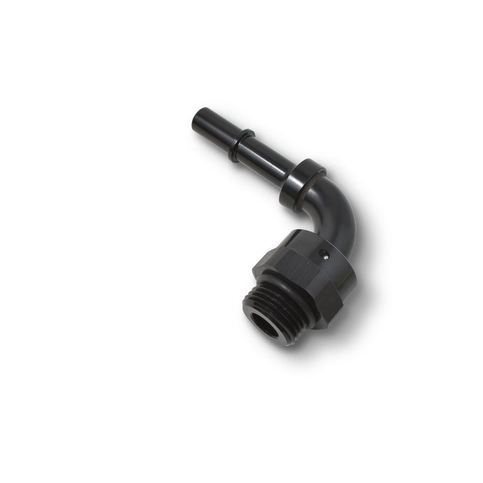 3/8in SAE Quick-Disconnect x 6 SAE ORB Port Male Swivel <br> Fitting Size: 3/8 in Male x -6 SAE Port Male