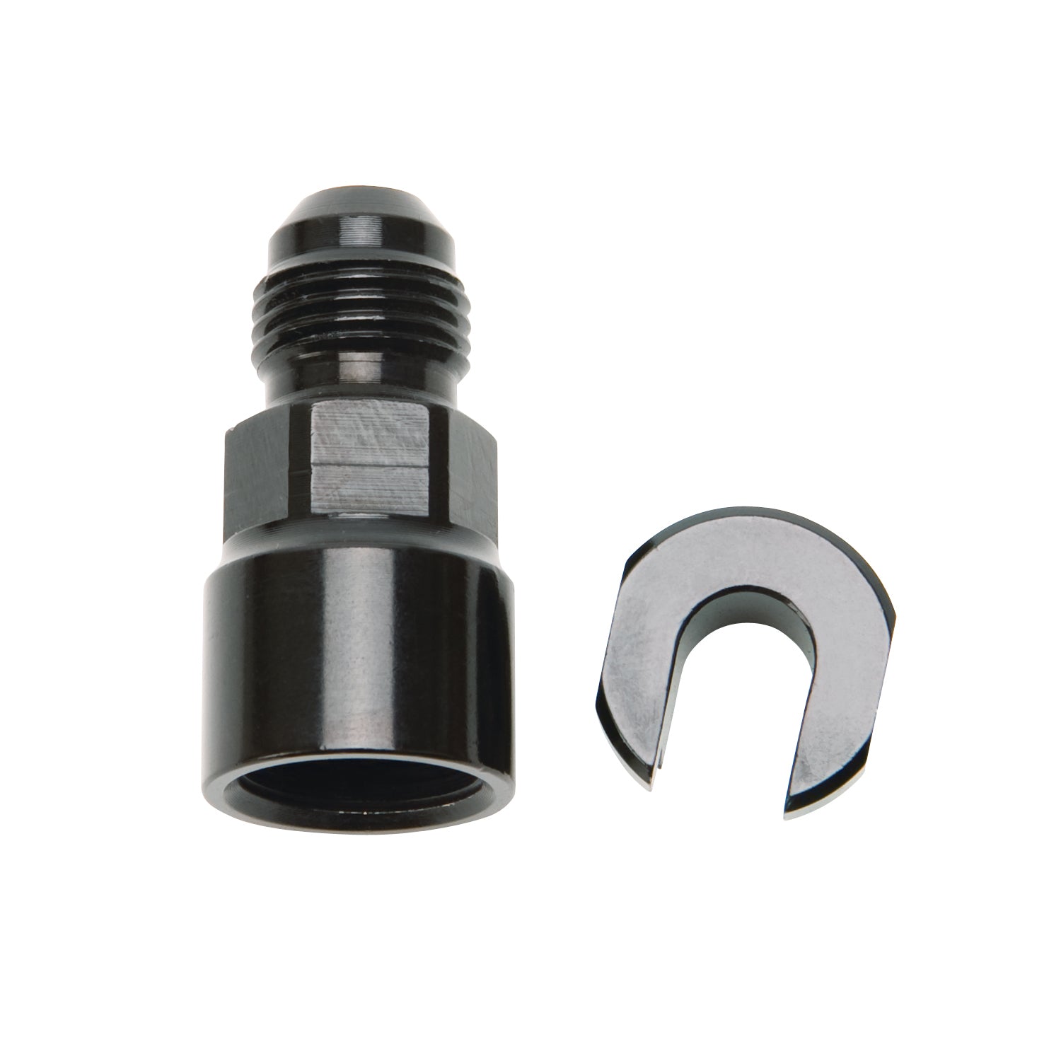 -6 AN Male to 3/8in SAE Quick-Disconnect Female <br> -6 AN Male x 3/8 in Female Screw Type