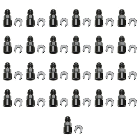 Quick-Disconnect Female Threaded Cap Fitting <br> -6 AN Male x 3/8 in Female Screw Type