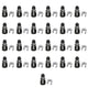 Quick-Disconnect Female Threaded Cap Fitting <br> -6 AN Male x 3/8 in Female Screw Type