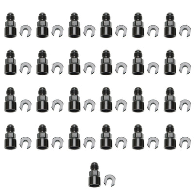 Quick-Disconnect Female Threaded Cap Fitting <br> -6 AN Male x 3/8 in Female Screw Type