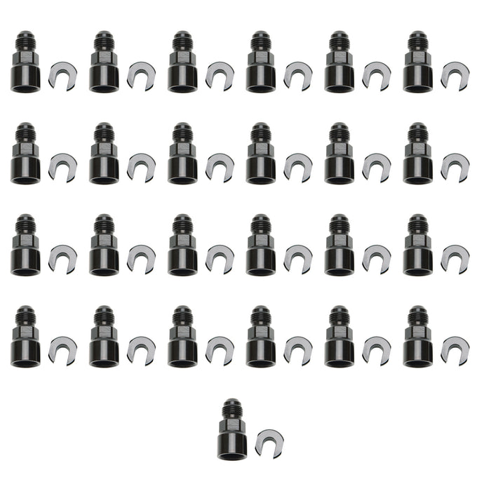 Quick-Disconnect Female Threaded Cap Fitting <br> -6 AN Male x 3/8 in Female Screw Type