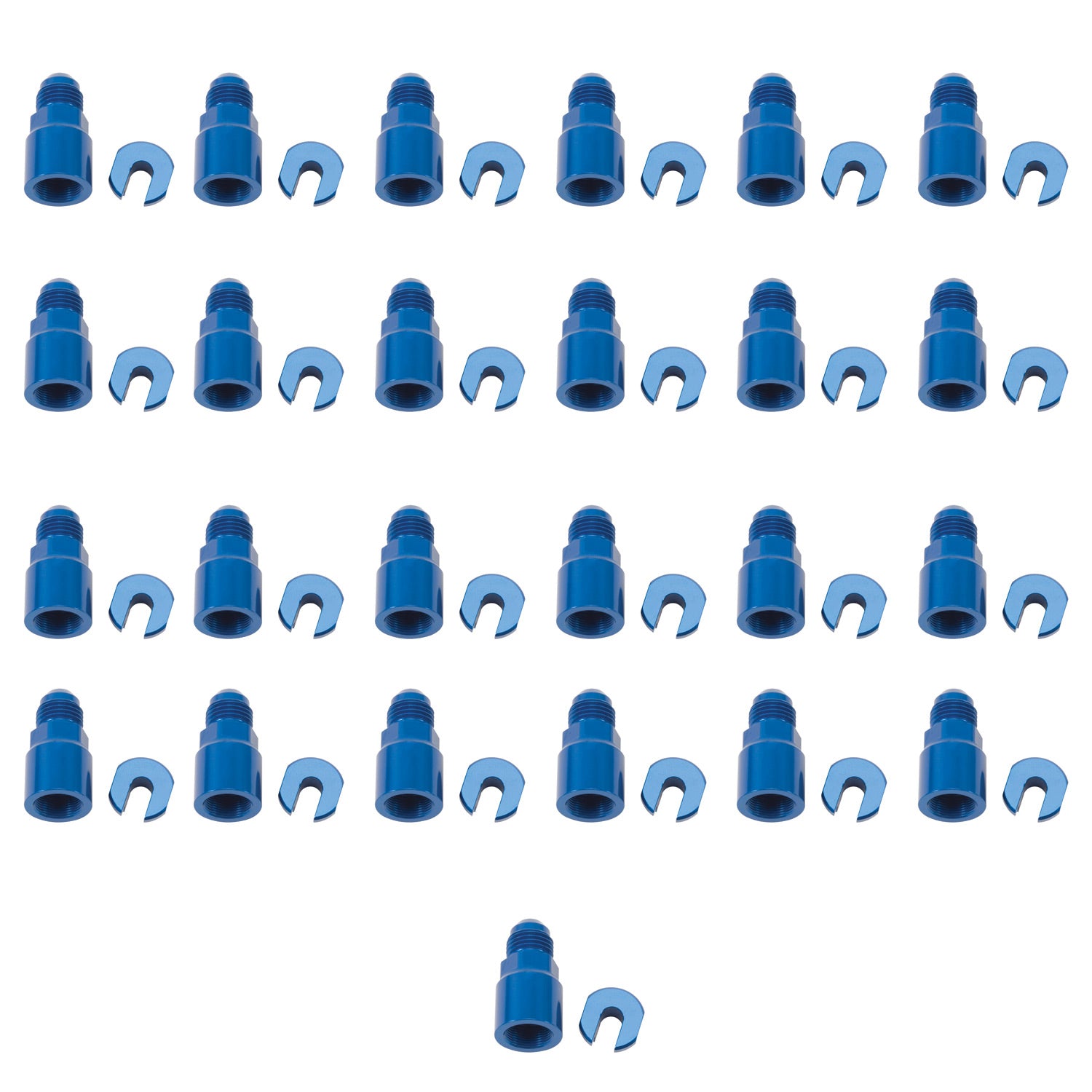 Quick-Disconnect Female Threaded Cap Fitting <br> -6 AN Male x 3/8 in Female Screw Type