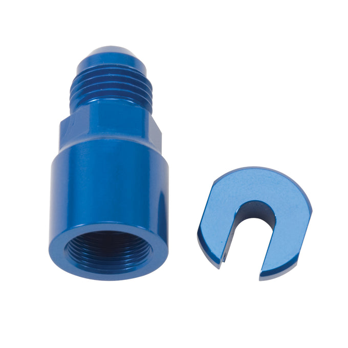 -8AN Male to 3/8in SAE Quick-Disconnect Female <br> -8 AN Male x 3/8 in Female Screw Type