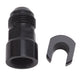 -8AN Male to 3/8in SAE Quick-Disconnect Female <br> -8 AN Male x 3/8 in Female Screw Type