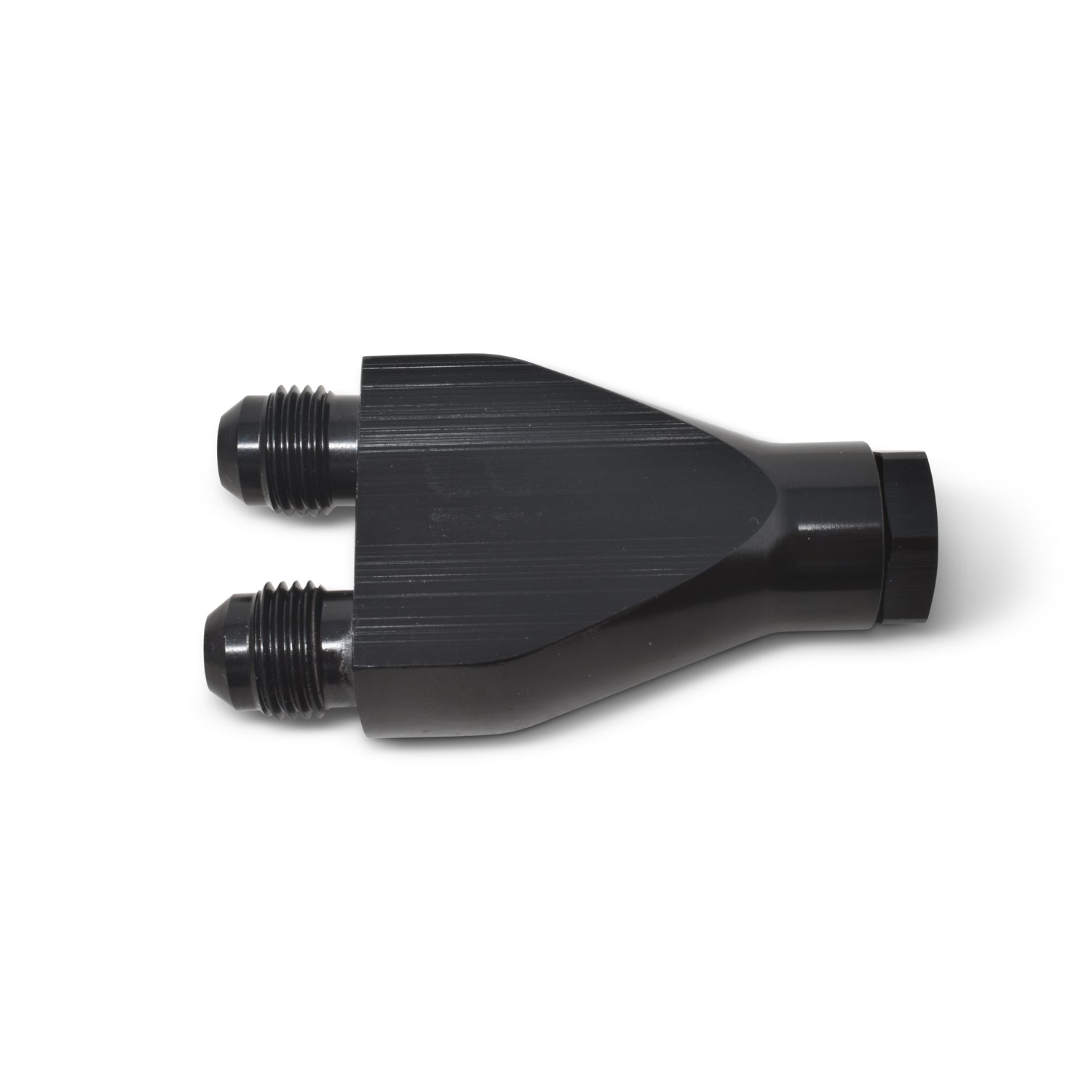 3/8in EFI SAE Q.D. Female To 6AN Male Dual Y Block <br> Universal application