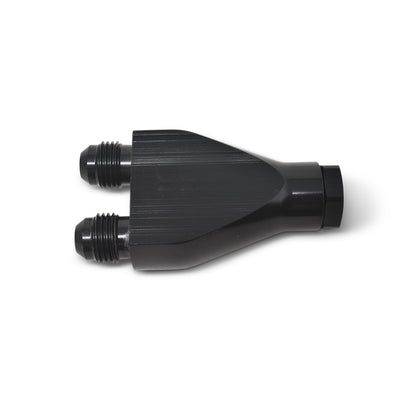 3/8in EFI SAE Q.D. Female To 6AN Male Dual Y Block <br> Universal application