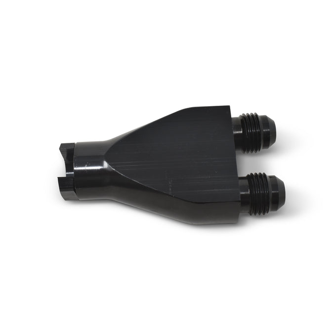 3/8in EFI SAE Q.D. Female To 6AN Male Dual Y Block <br> Universal application