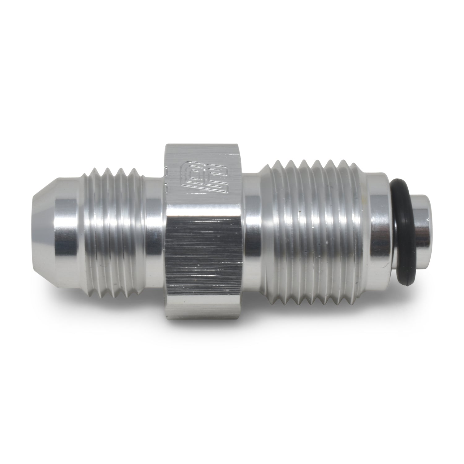 6AN Power Steering Adapter Male 9/16in-18 O-Ring <br> Thread Size: 1/2in -20 Bump O-ring