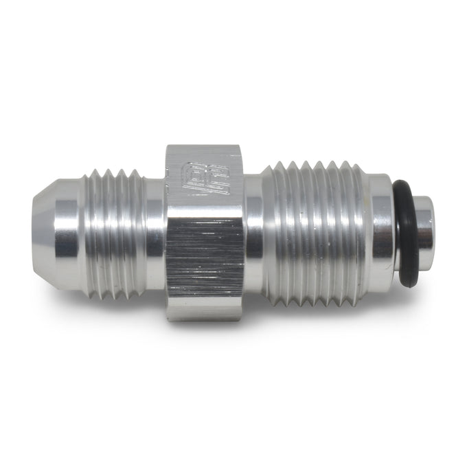6AN Power Steering Adapter Male 9/16in-18 O-Ring <br> Thread Size: 1/2in -20 Bump O-ring