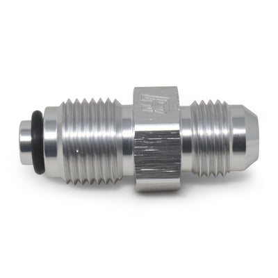 6AN Power Steering Adapter Male 9/16in-18 O-Ring <br> Thread Size: 1/2in -20 Bump O-ring