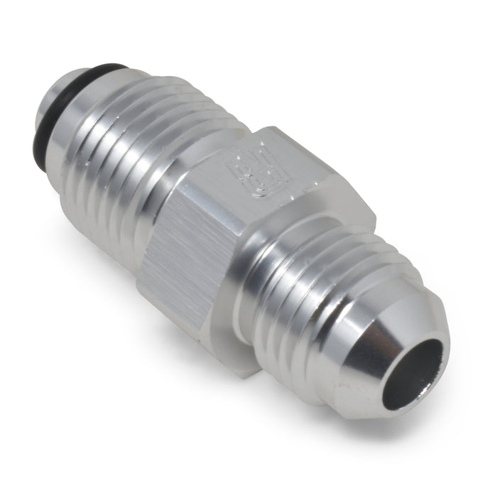 6AN Power Steering Adapter Male 9/16in-18 O-Ring <br> Thread Size: 1/2in -20 Bump O-ring