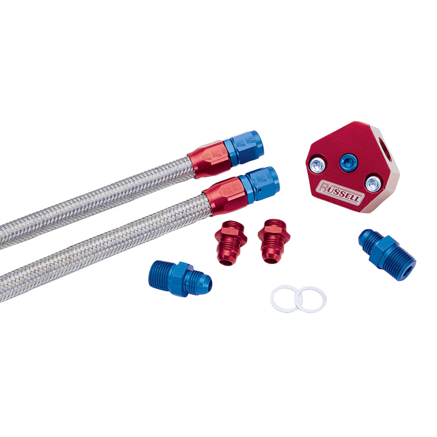 6AN Tunnel Ram Single Feed Carb Fuel Kit <br> Universal application