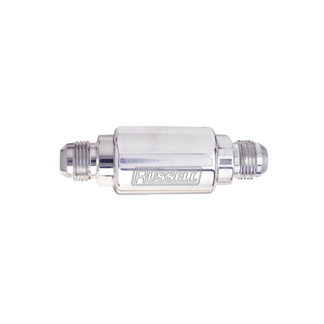 8AN X 3/8in Male NPT In/Out Fuel Filter <br> Universal application