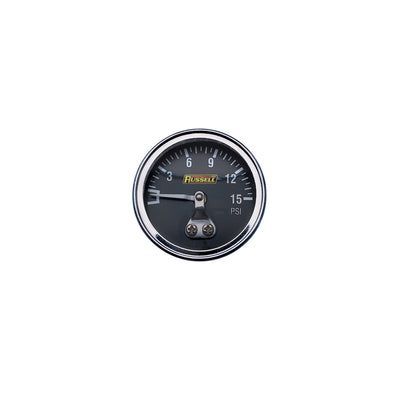 15 psi fuel pressure gauge <br> Universal application