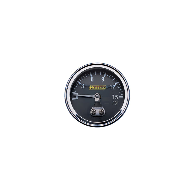 15 psi fuel pressure gauge <br> Universal application
