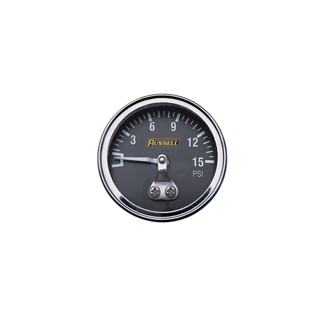 15 psi fuel pressure gauge <br> Universal application