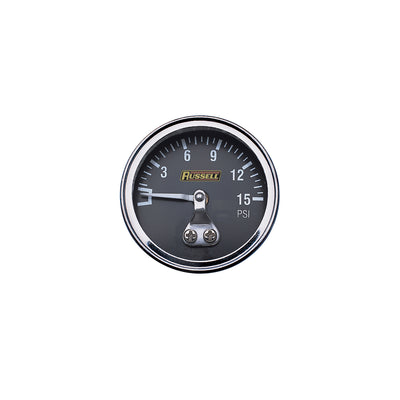15 psi fuel pressure gauge <br> Universal application