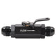 Shutoff Valve -8AN Male Black Finish <br> Universal Fit