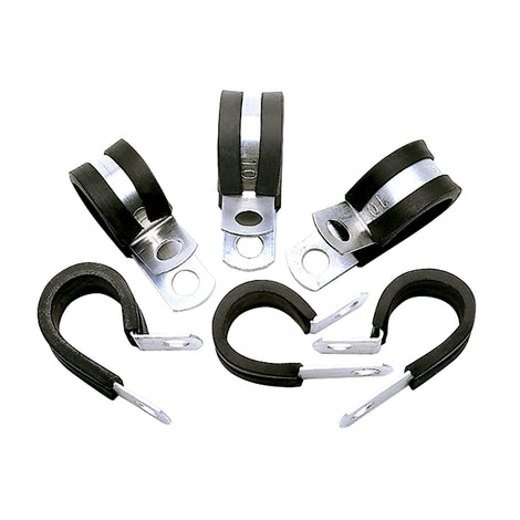 Cushion Clamps - Holds -8 AN Hose 6 pcs <br> Universal application